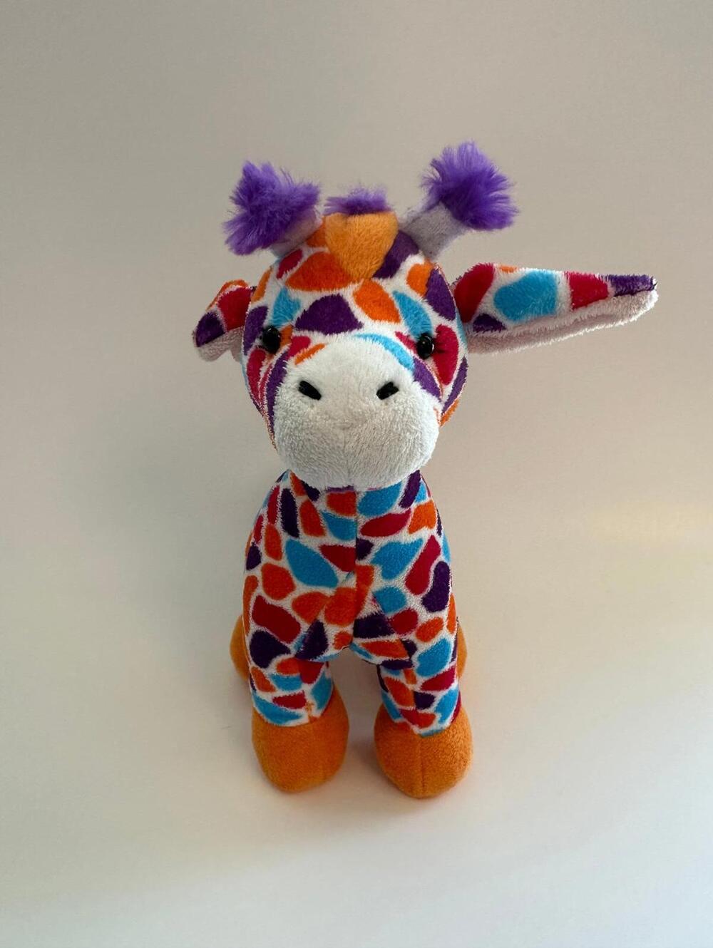 Adorable Vintage Webkinz Sunset Giraffe Plush with No Tag, Ganz Plush (9 inch)